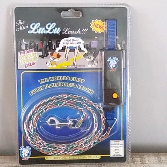 𝅺new! Mini LuLu Dog Leash Illuminated Light up Pet Leash - Picture 1 of 7